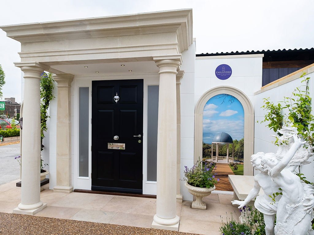 Portico on Chilstone trade stand at RHS Chelsea 2019