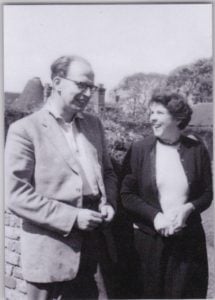Black and white photo of Eric and Joy Cameron