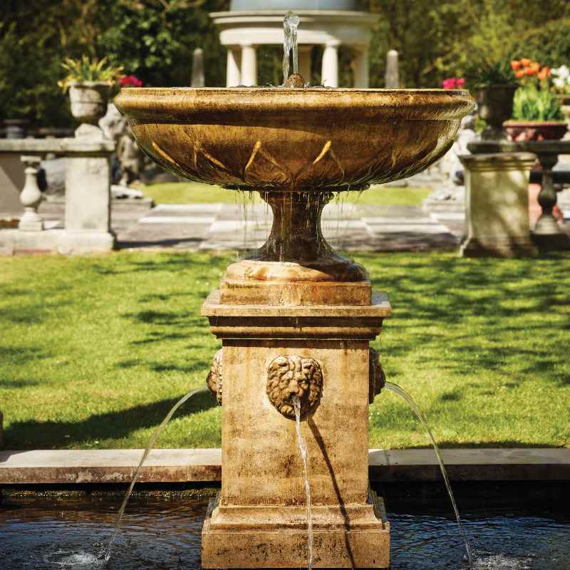 Chilstone's Kew fountain has been the center piece of award winning stands at the RHS Chelsea Flower Show.
