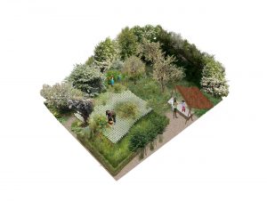 ALder hay children's charity garden 2022